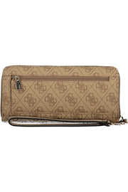 CARTEIRA COM FECHO GUESS JEANS MULHER BEGE
