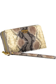 CARTEIRA COM FECHO GUESS JEANS MULHER BEGE