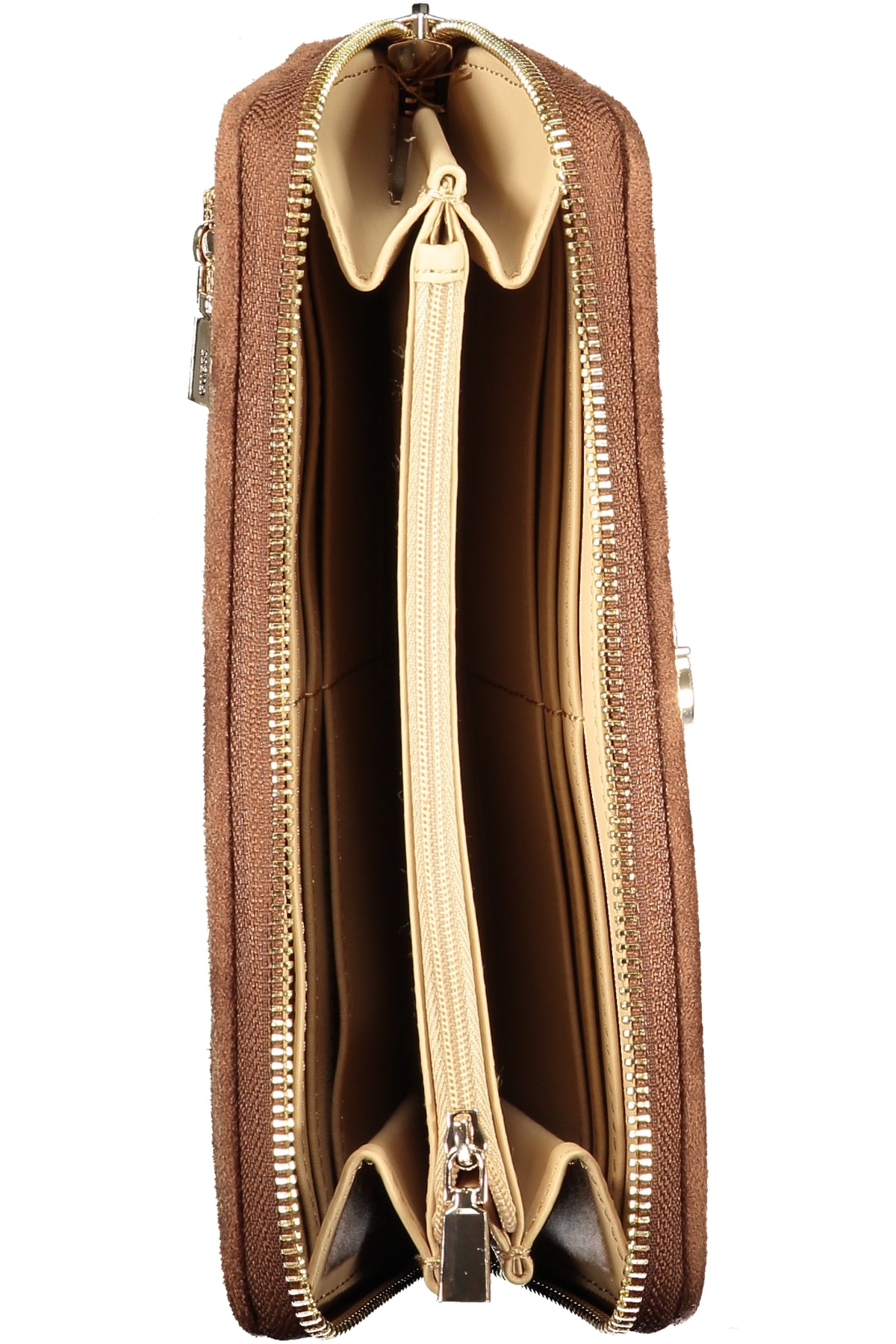 CARTEIRA COM FECHO GUESS JEANS MULHER BEGE