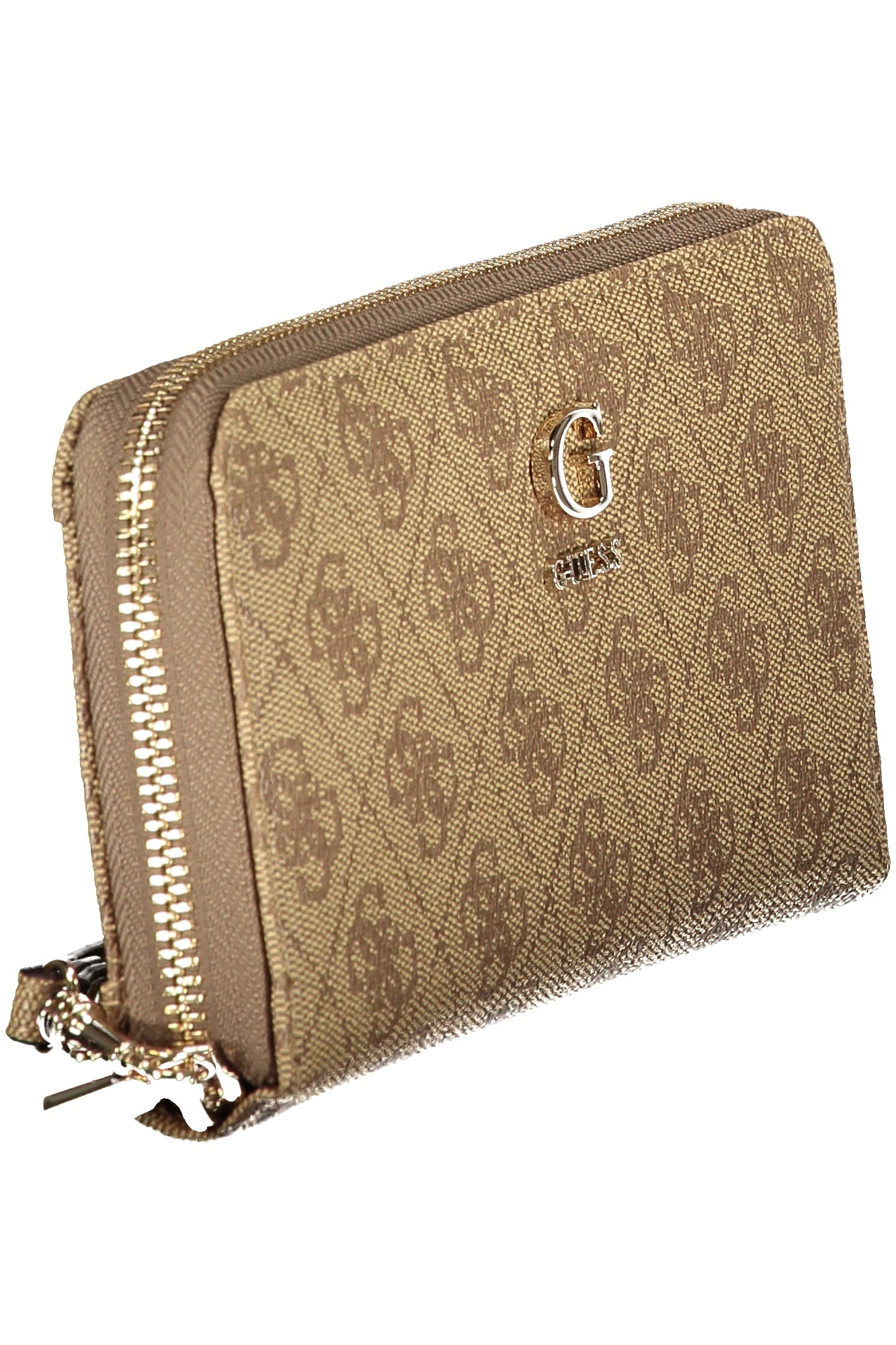 CARTEIRA COM FECHO GUESS JEANS MULHER BEGE