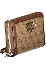 CARTEIRA COM FECHO GUESS JEANS MULHER BEGE