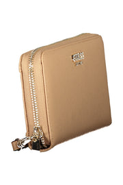 CARTEIRA COM FECHO GUESS JEANS MULHER BEGE