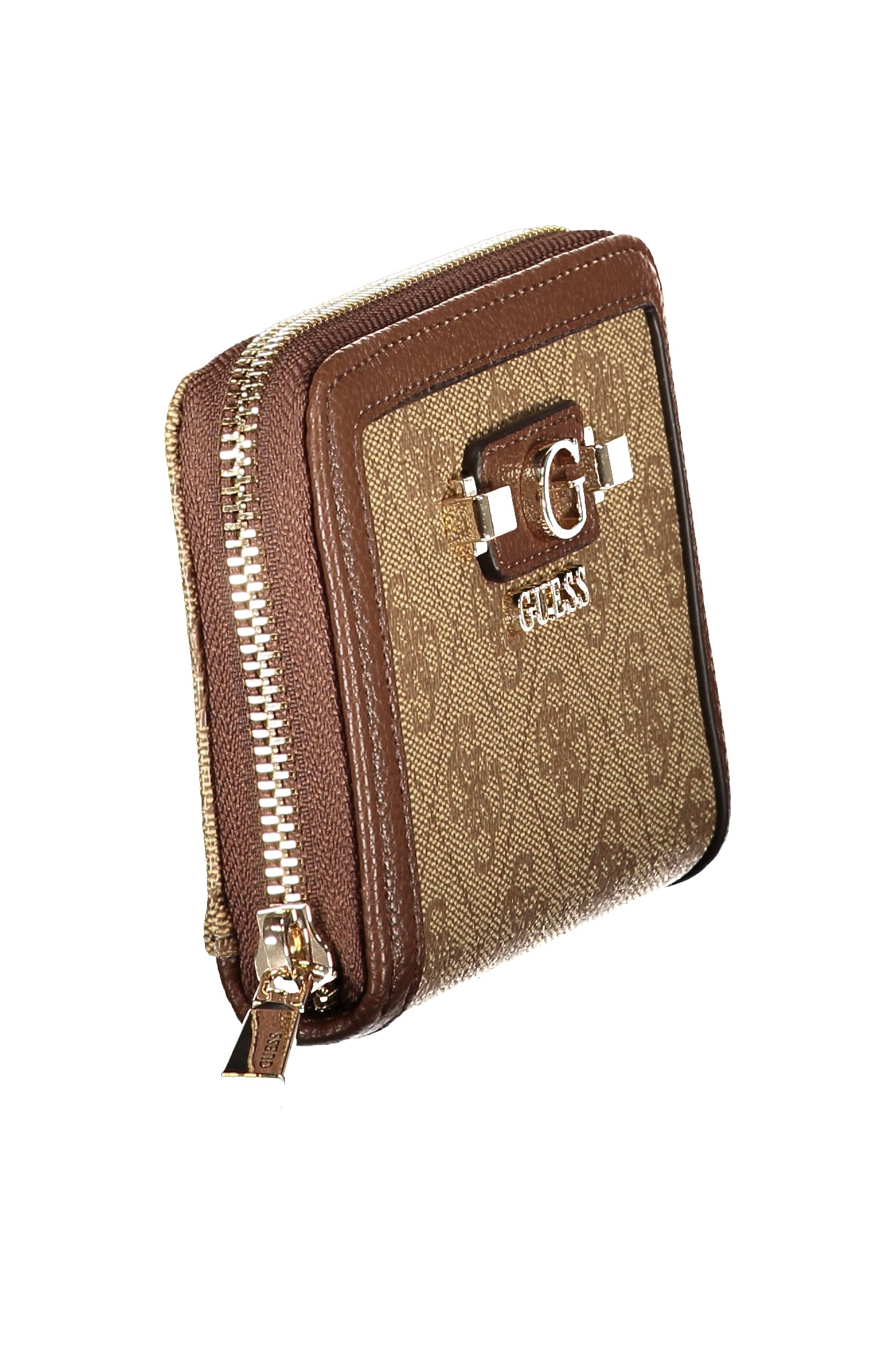 CARTEIRA COM FECHO GUESS JEANS MULHER BEGE