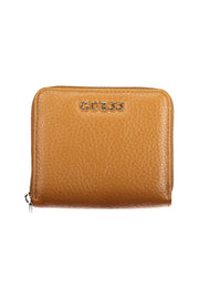 CARTEIRA COM FECHO GUESS JEANS MULHER CASTANHA