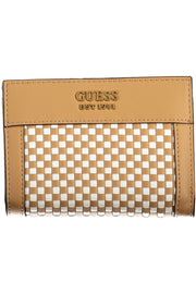 GUESS JEANS BROWN WOMEN'S WALLET