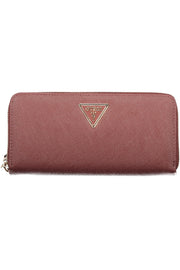 CARTEIRA COM FECHO GUESS JEANS MULHER CASTANHA