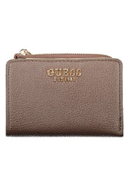 CARTEIRA COM FECHO GUESS JEANS MULHER CASTANHA