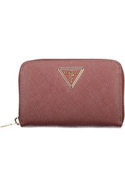 CARTEIRA COM FECHO GUESS JEANS MULHER CASTANHA