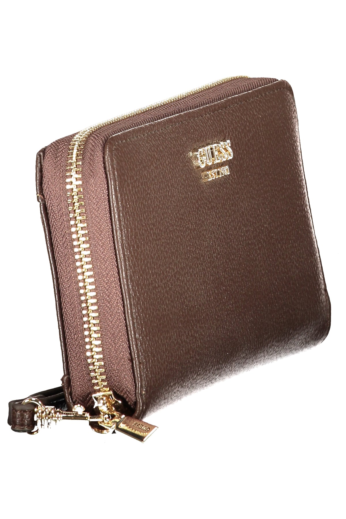 CARTEIRA COM FECHO GUESS JEANS MULHER CASTANHA