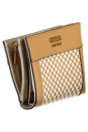 GUESS JEANS BROWN WOMEN'S WALLET