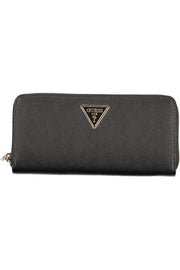CARTEIRA COM FECHO GUESS JEANS MULHER PRETA