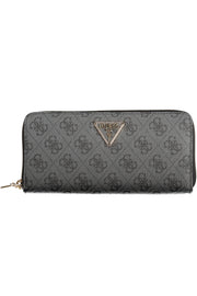 CARTEIRA COM FECHO GUESS JEANS MULHER PRETA