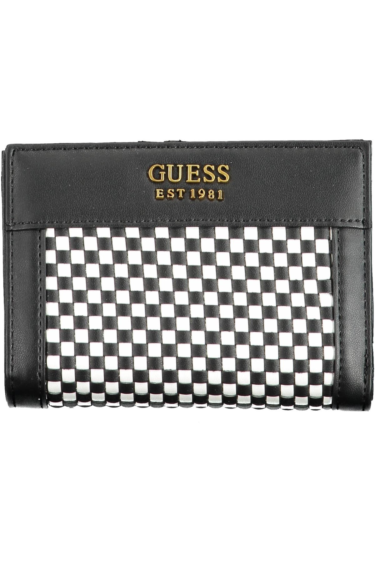 WOMEN'S BLACK GUESS JEANS WALLET