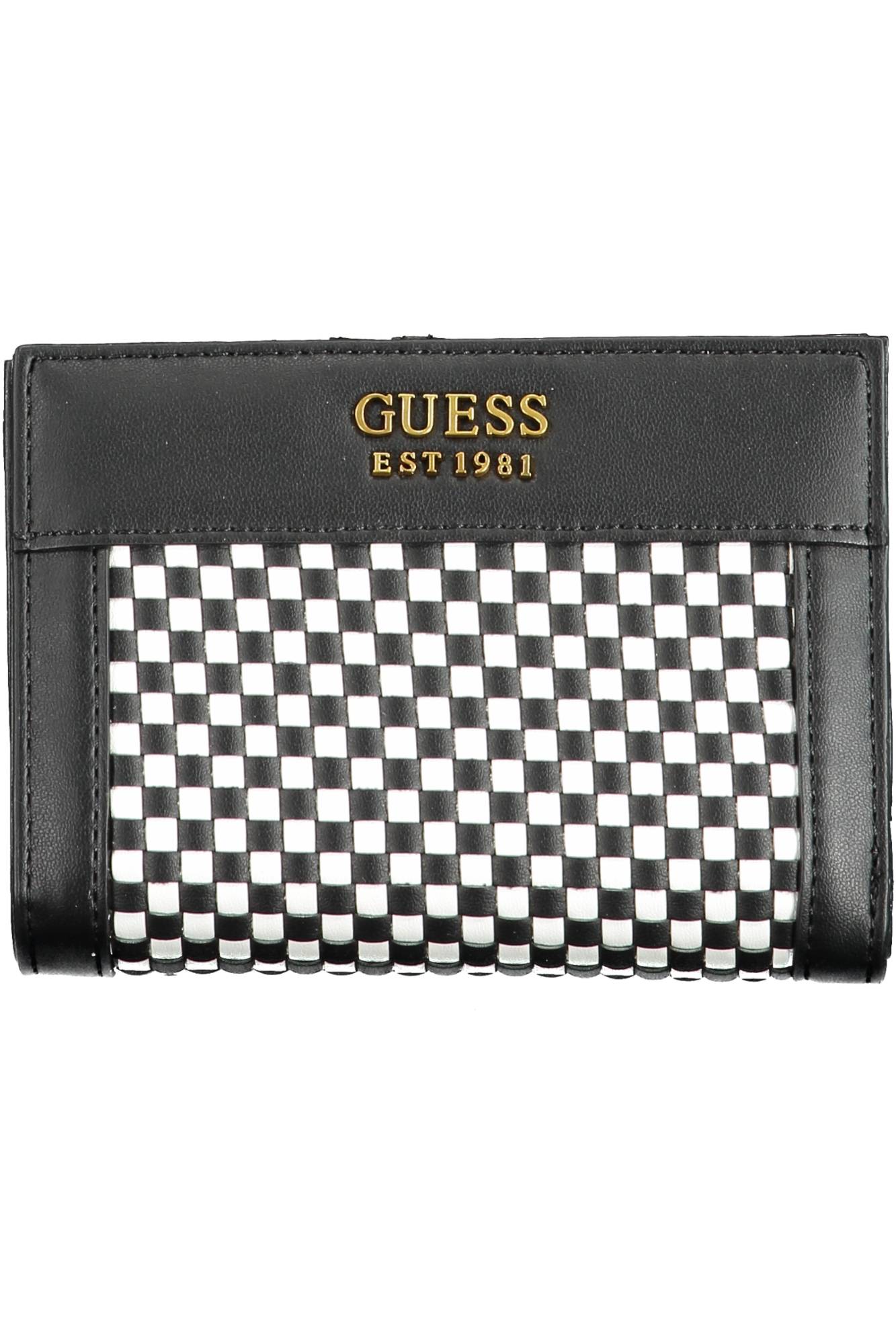 WOMEN'S BLACK GUESS JEANS WALLET