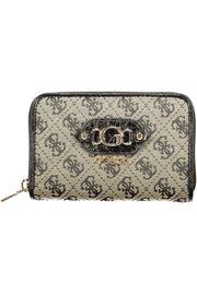 CARTEIRA COM ESTAMPADO GUESS JEANS MULHER PRETA