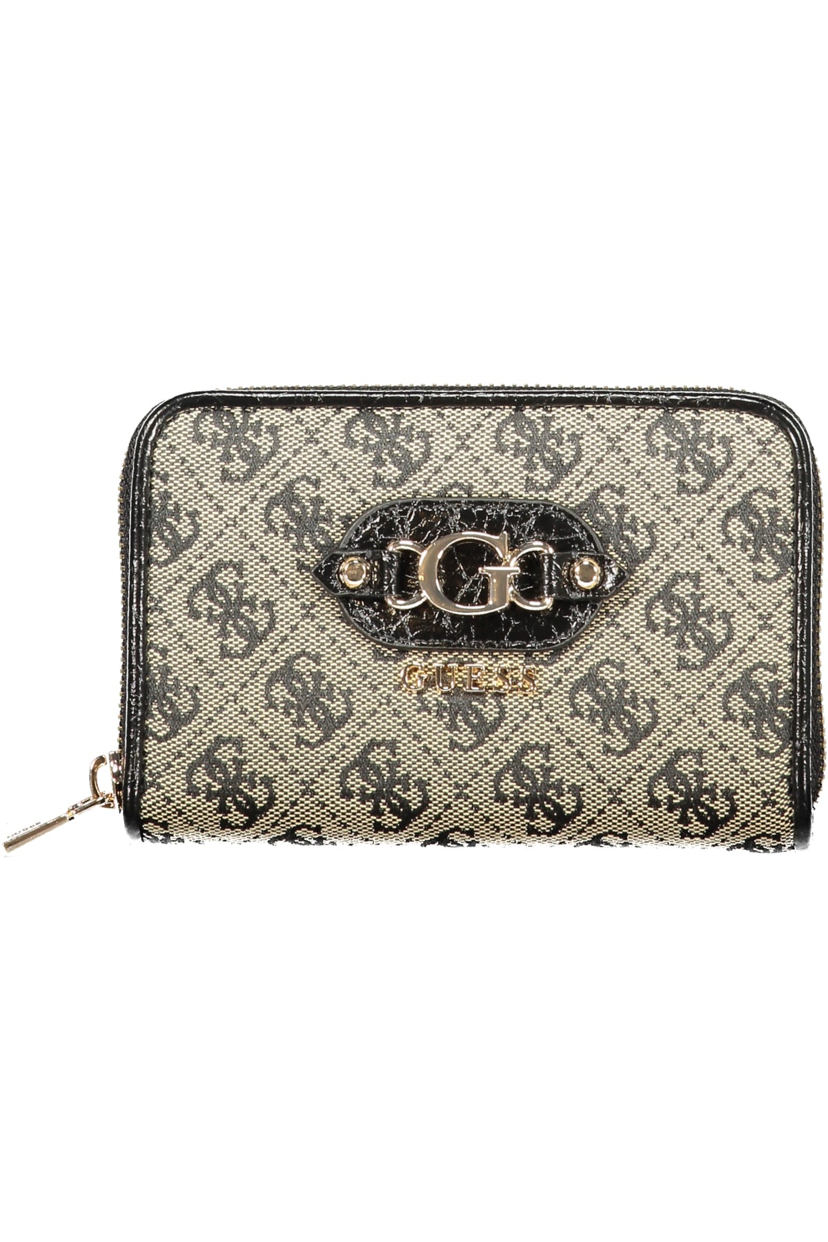 CARTEIRA COM ESTAMPADO GUESS JEANS MULHER PRETA