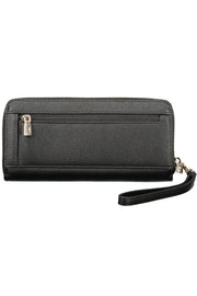 CARTEIRA COM FECHO GUESS JEANS MULHER PRETA