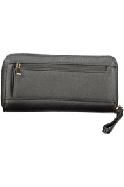 CARTEIRA COM FECHO GUESS JEANS MULHER PRETA
