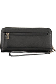 CARTEIRA COM FECHO GUESS JEANS MULHER PRETA