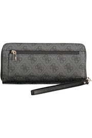 CARTEIRA COM FECHO GUESS JEANS MULHER PRETA