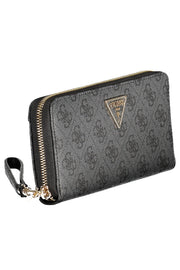 CARTEIRA COM FECHO GUESS JEANS MULHER PRETA