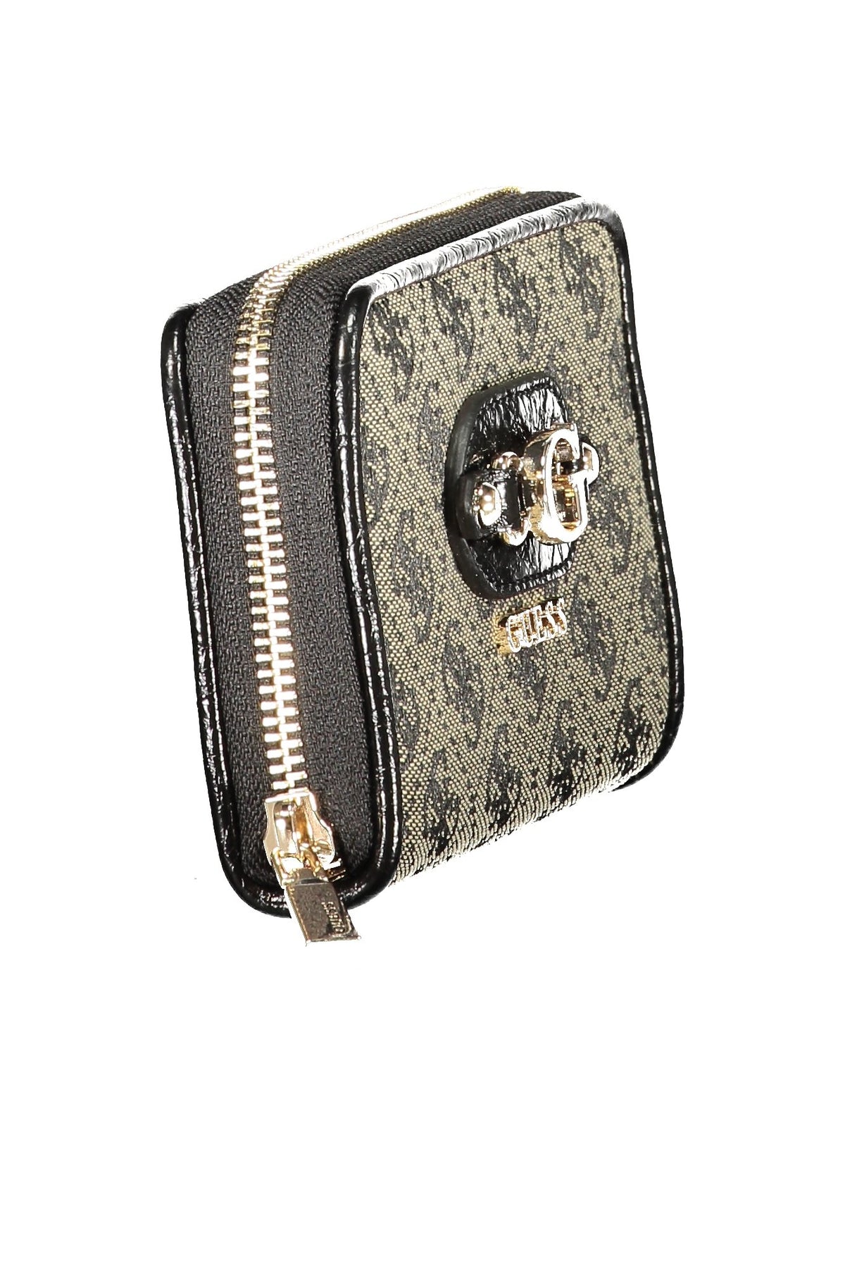 CARTEIRA COM ESTAMPADO GUESS JEANS MULHER PRETA