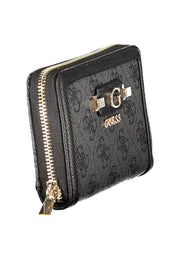 CARTEIRA COM FECHO GUESS JEANS MULHER PRETA