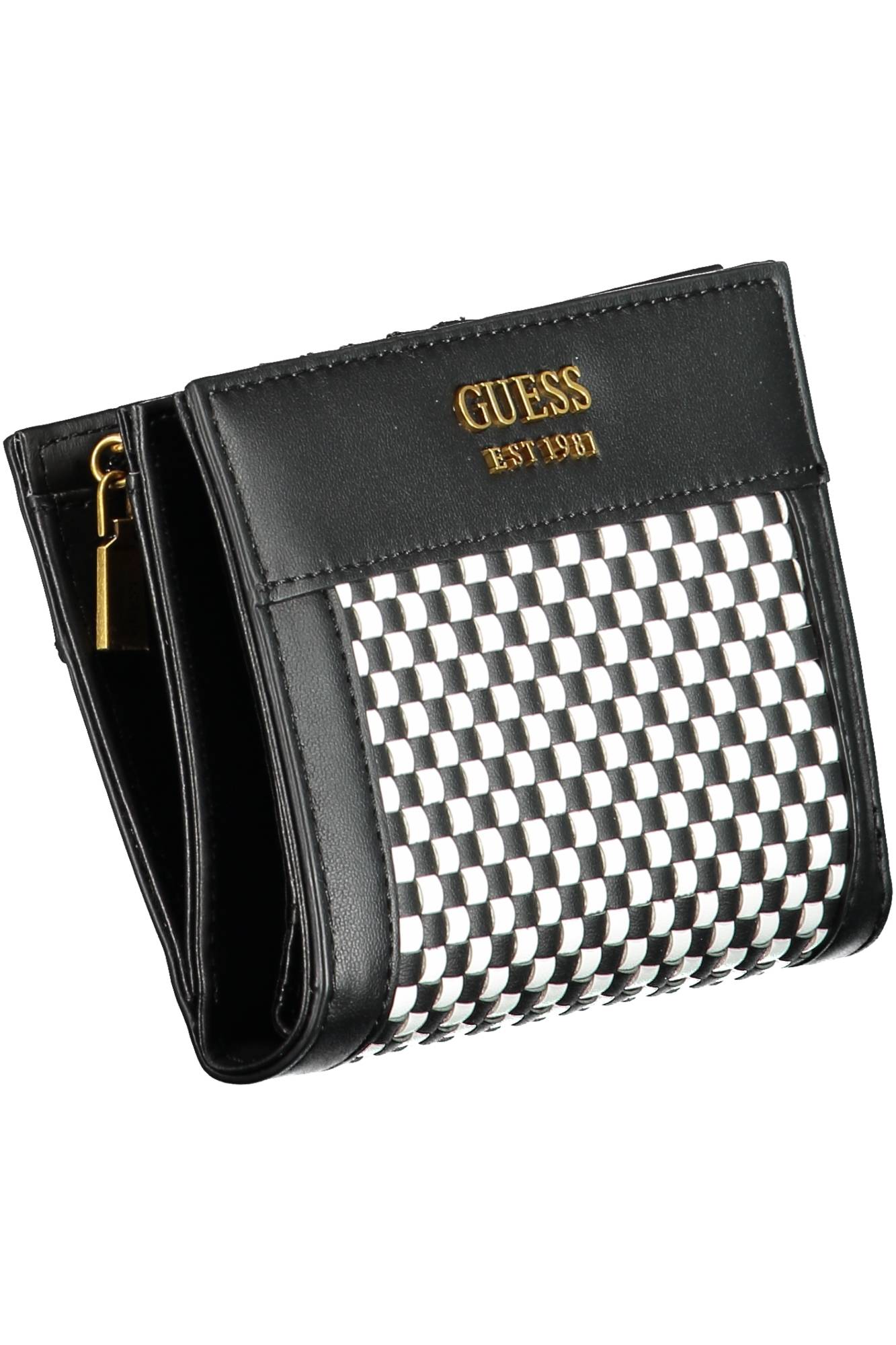 WOMEN'S BLACK GUESS JEANS WALLET