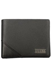 CARTEIRA EM COURO GUESS JEANS HOMEM PRETA