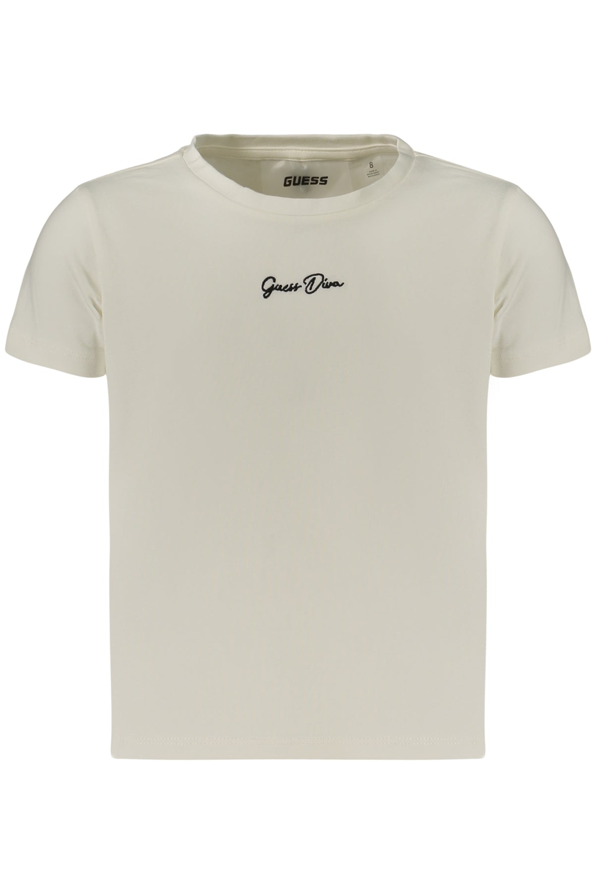 T-SHIRT EM ALGODÃO GUESS JEANS CRIANÇA BRANCA