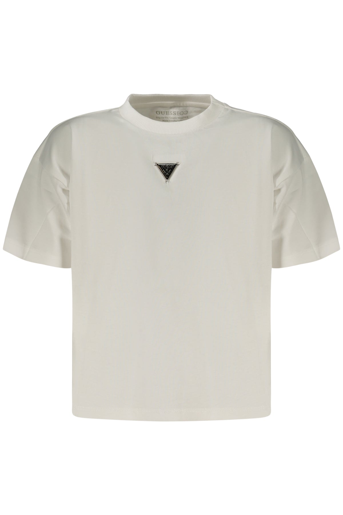 T-SHIRT EM ALGODÃO GUESS JEANS CRIANÇA BRANCA