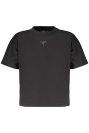 T-SHIRT EM ALGODÃO GUESS JEANS CRIANÇA PRETA