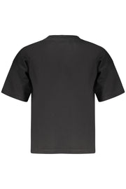 T-SHIRT EM ALGODÃO GUESS JEANS CRIANÇA PRETA