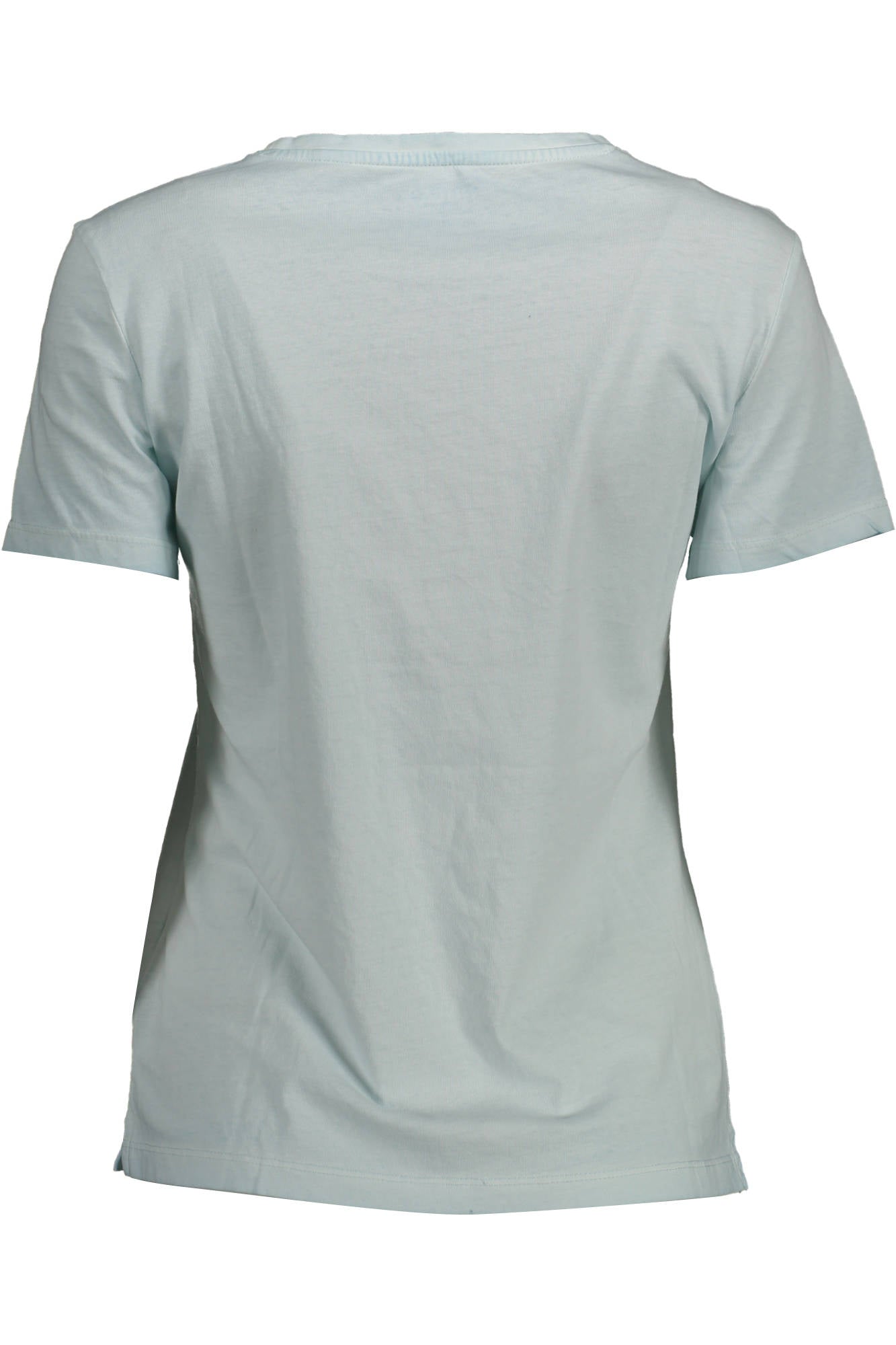 GUESS JEANS LIGHT BLUE SHORT SLEEVE WOMEN'S T-SHIRT