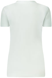 T-SHIRT EM ALGODÃO GUESS JEANS MULHER AZUL CLARO