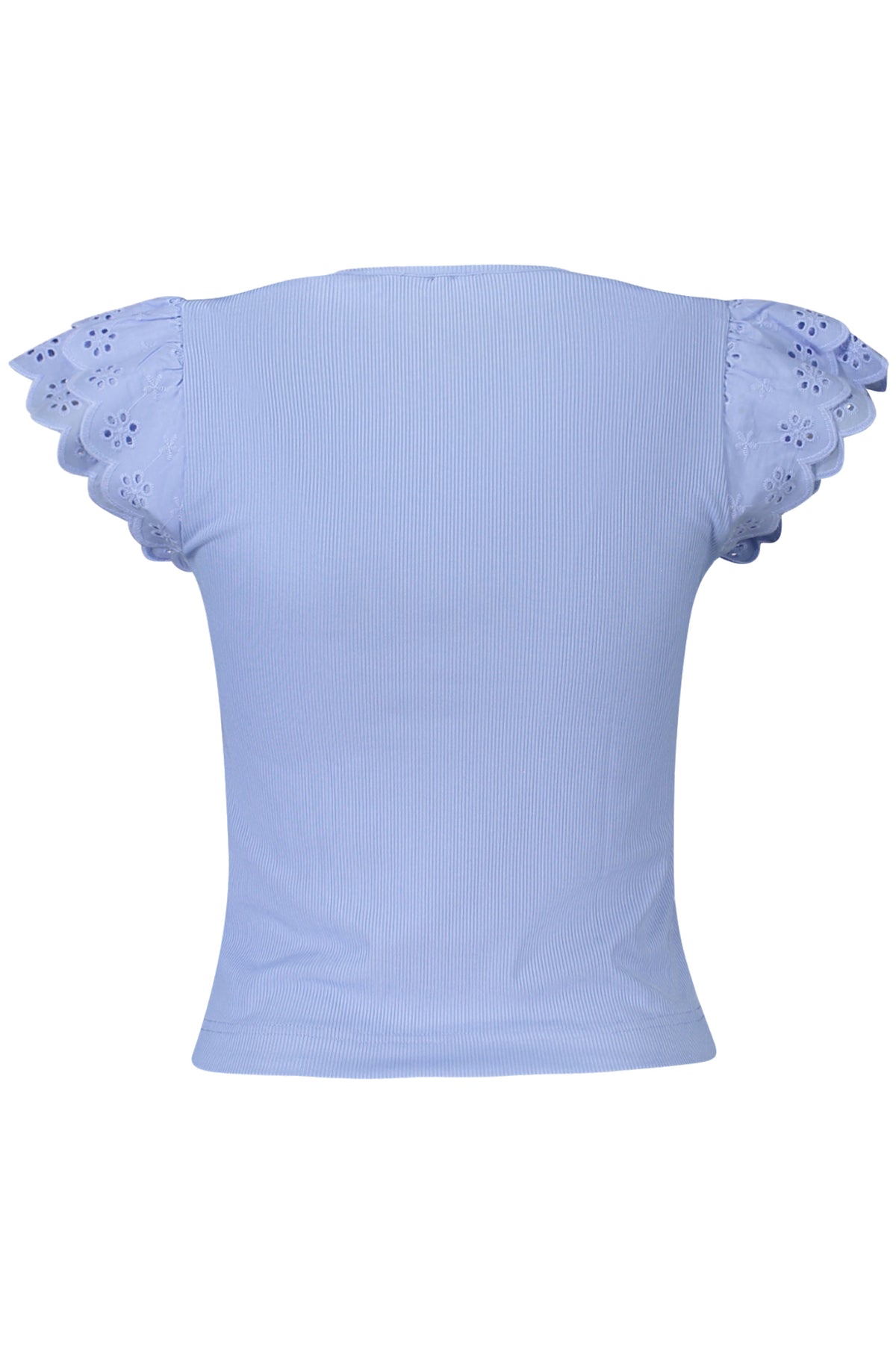 T-SHIRT COM LOGÓTIPO GUESS JEANS MULHER AZUL CLARO