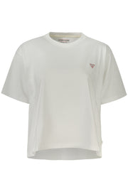 T-SHIRT EM ALGODÃO GUESS JEANS MULHER BRANCA