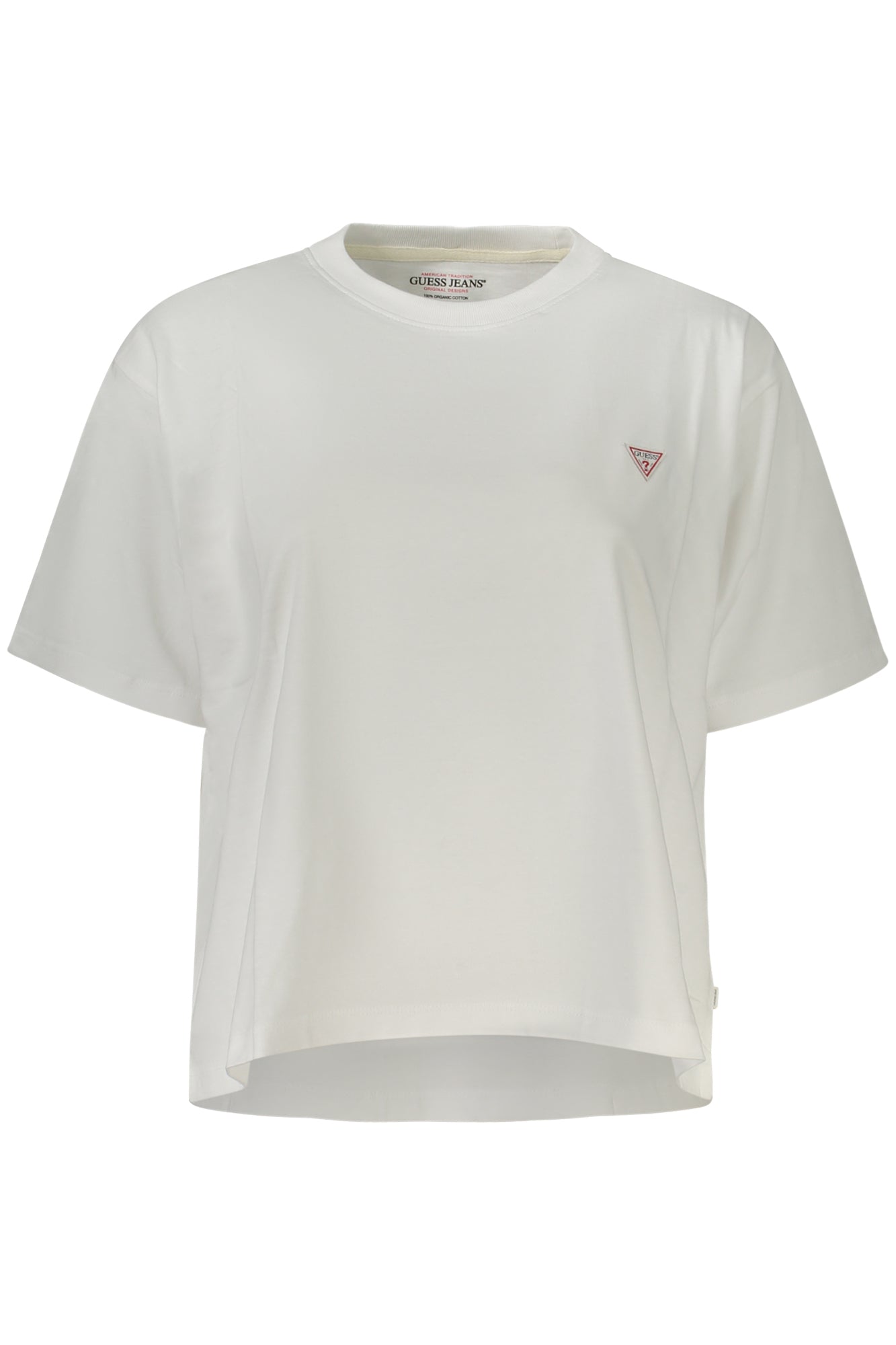T-SHIRT EM ALGODÃO GUESS JEANS MULHER BRANCA