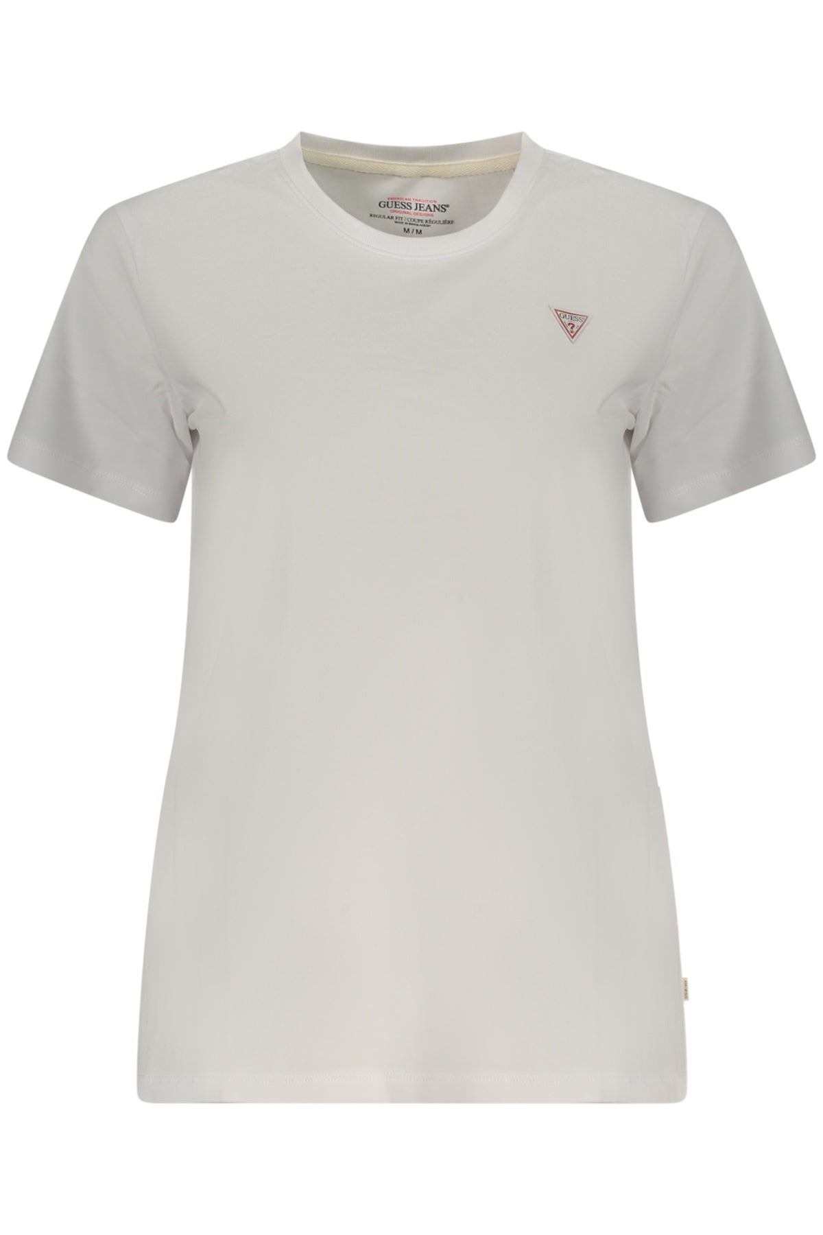 T-SHIRT EM ALGODÃO GUESS JEANS MULHER BRANCA