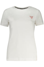 T-SHIRT EM ALGODÃO GUESS JEANS MULHER BRANCA