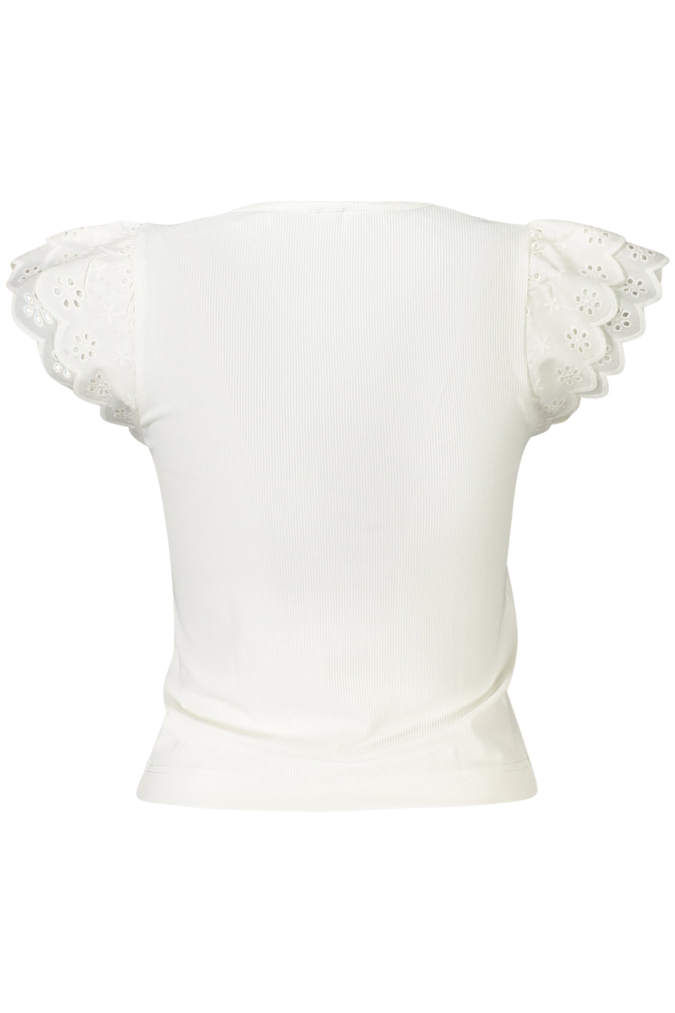 T-SHIRT COM LOGÓTIPO GUESS JEANS MULHER BRANCA