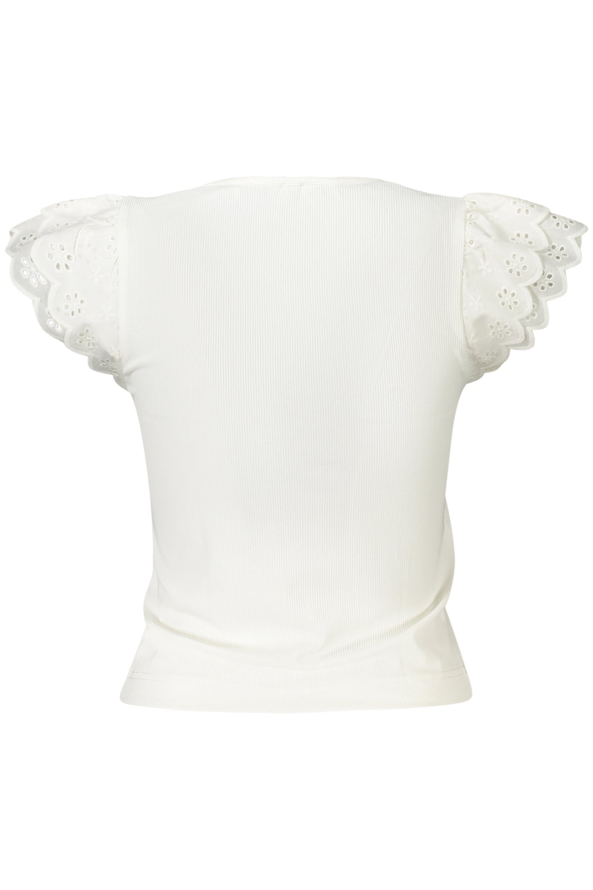 T-SHIRT COM LOGÓTIPO GUESS JEANS MULHER BRANCA