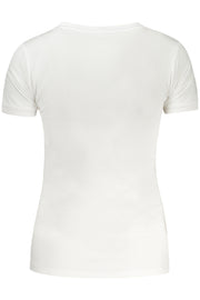 T-SHIRT EM ALGODÃO GUESS JEANS MULHER BRANCA