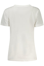T-SHIRT EM ALGODÃO GUESS JEANS MULHER BRANCA