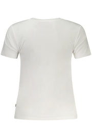 T-SHIRT EM ALGODÃO GUESS JEANS MULHER BRANCA