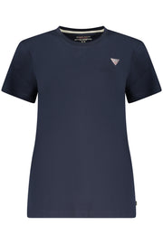 T-SHIRT EM ALGODÃO GUESS JEANS MULHER AZUL