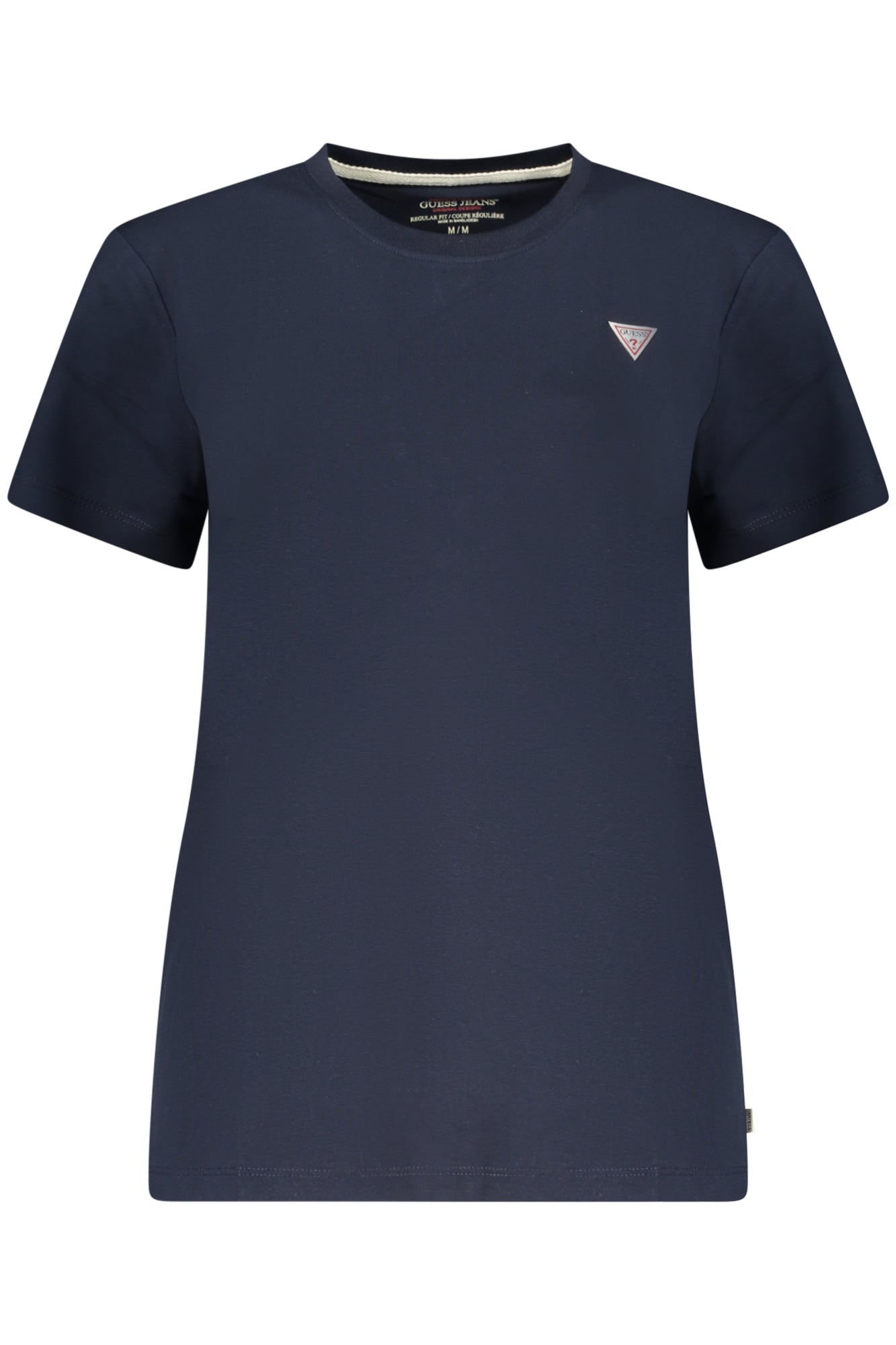 T-SHIRT EM ALGODÃO GUESS JEANS MULHER AZUL