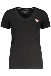 T-SHIRT EM ALGODÃO GUESS JEANS MULHER PRETA