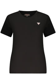 T-SHIRT EM ALGODÃO GUESS JEANS MULHER PRETA