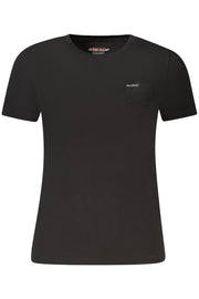 T-SHIRT EM ALGODÃO GUESS JEANS MULHER PRETA